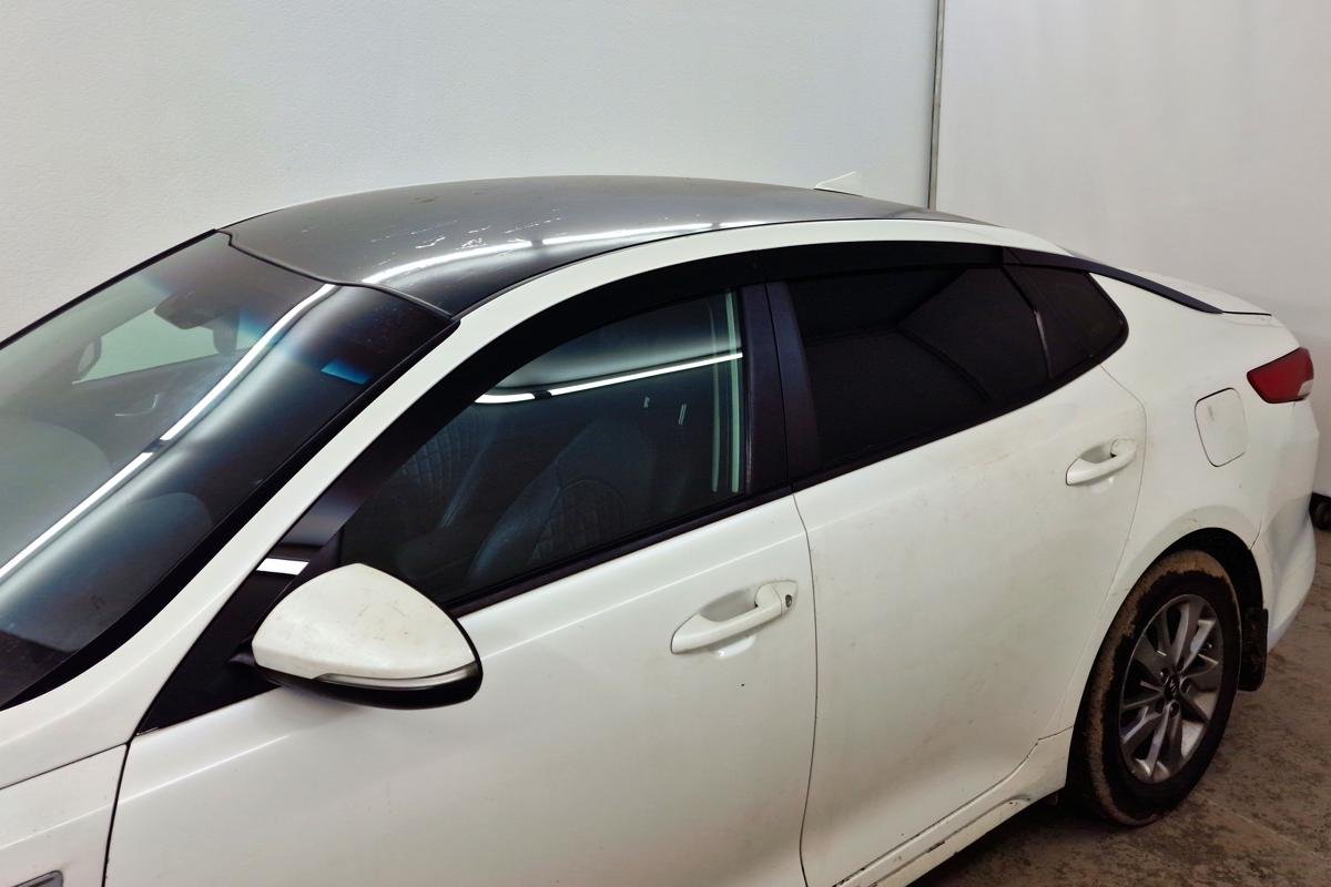 Дефлекторы окон 2D 6 шт. для Kia Optima IV Рестайлинг