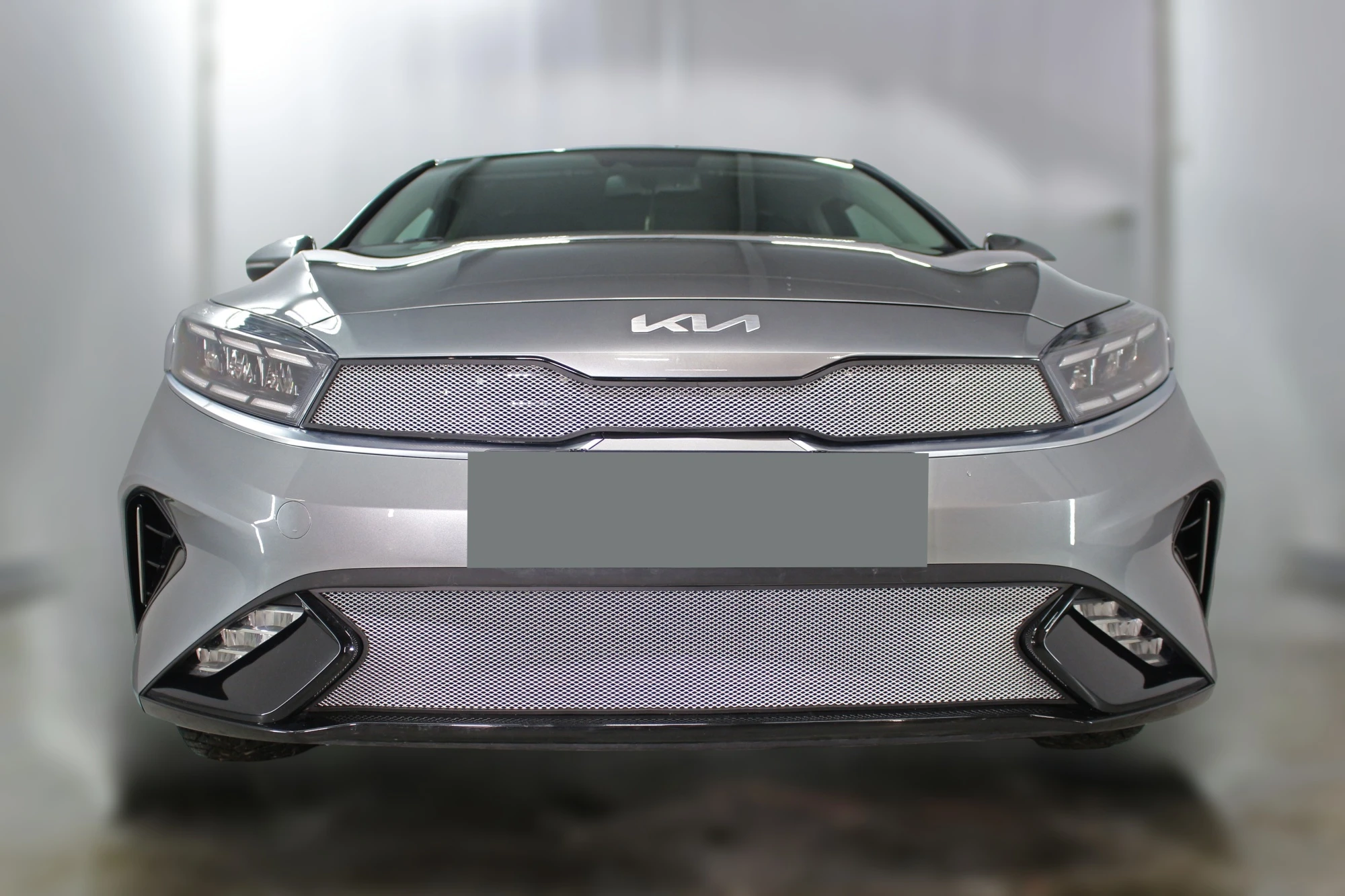 Комплект сеток chrome верх и низ для Kia Cerato IV Рестайлинг