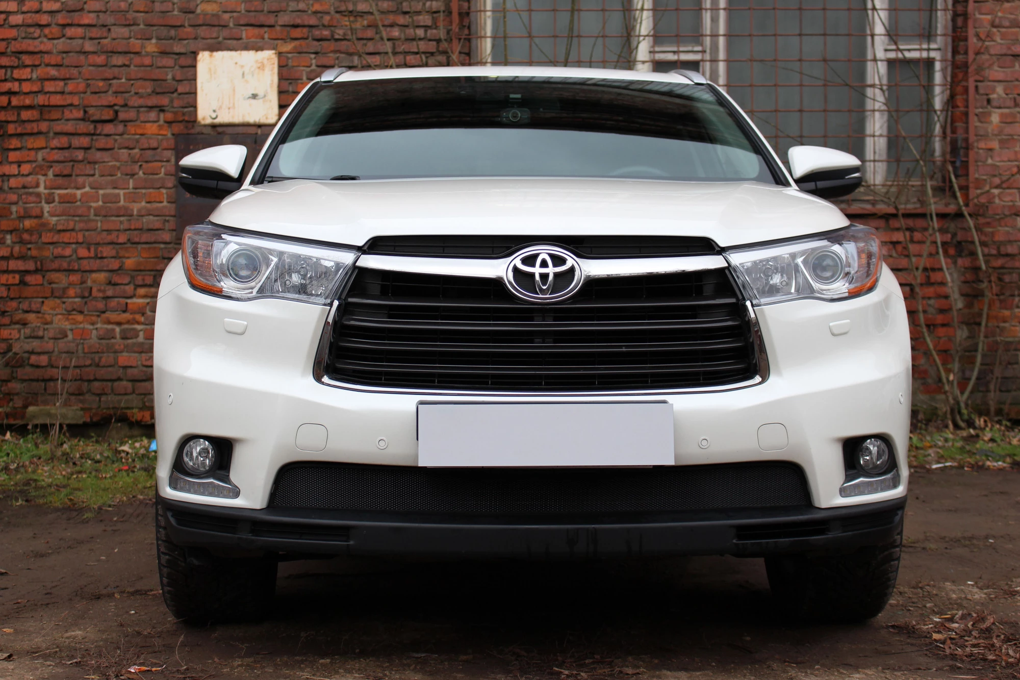 Защитная сетка радиатора для Toyota Highlander III (U50)