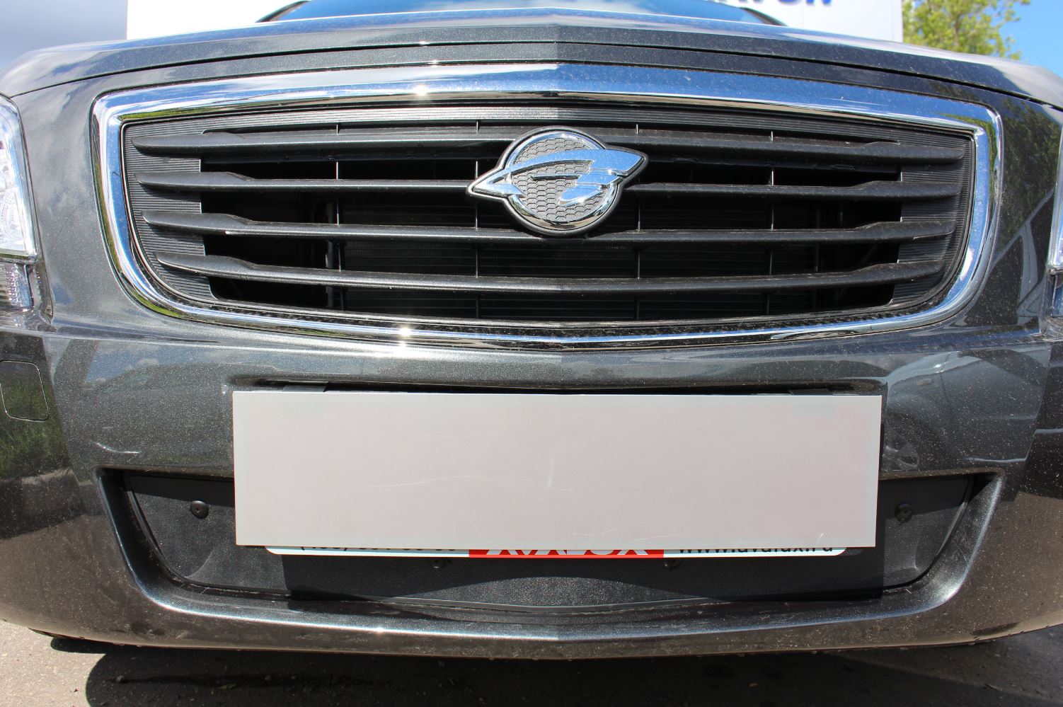 Зимняя заглушка радиатора к съемной сетке низ для Chevrolet Cobalt II