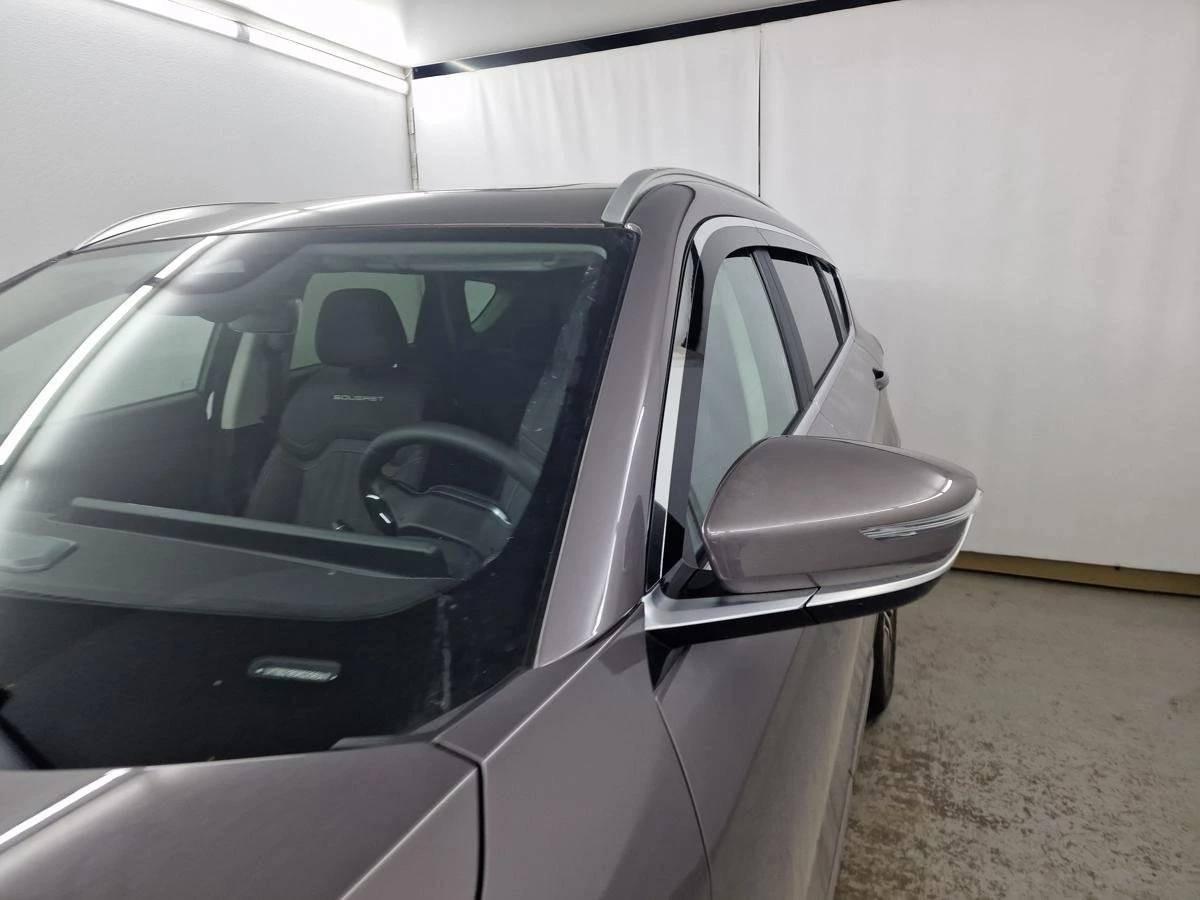 Дефлекторы окон 2D с хром накладками 6 шт. для Soueast S07 I