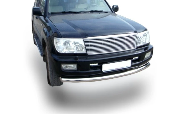 Защита переднего бампера d76 мм для Toyota Land Cruiser 100 Series Рестайлинг 1  Юко TLC100.98.02