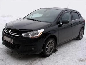 Дефлектор капота темный для Citroen C4 II Рестайлинг  SIM NLD.SCIC41112
