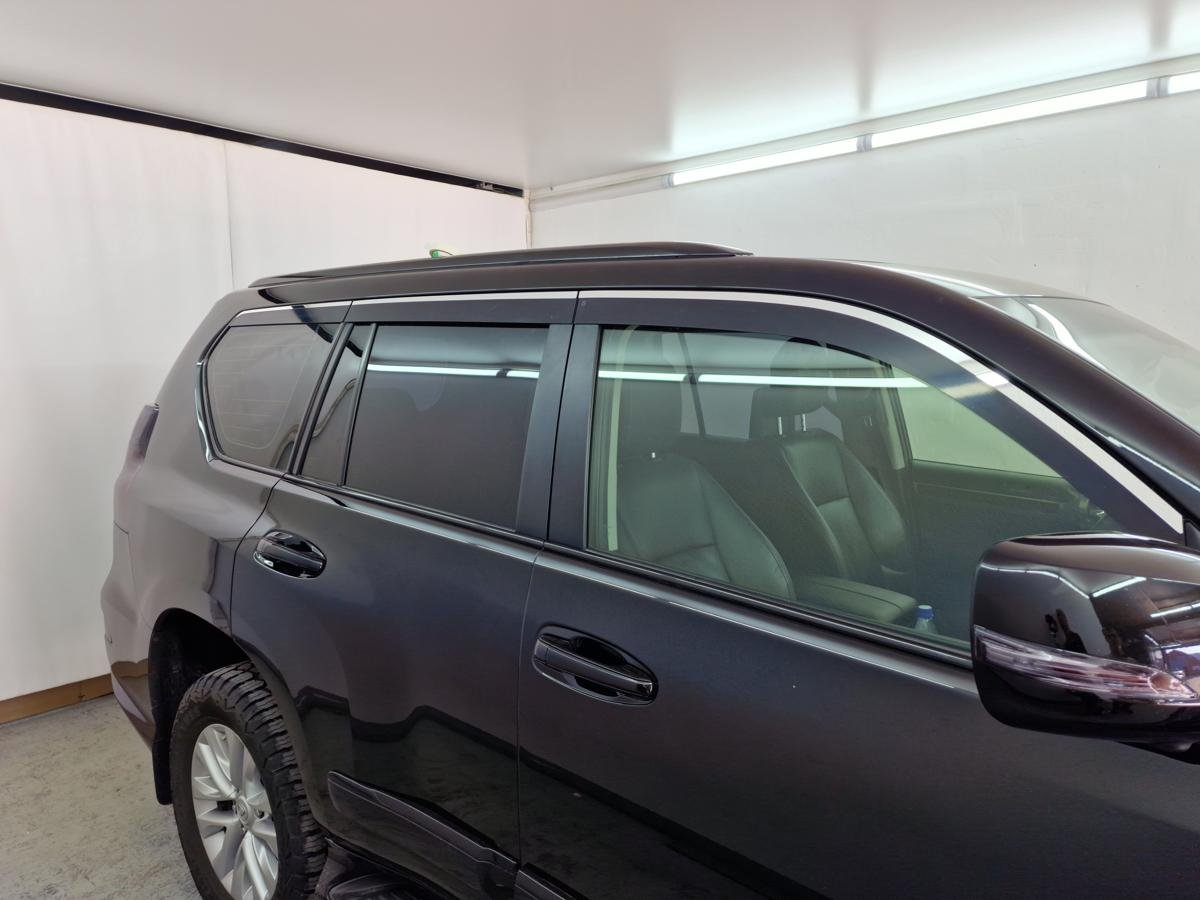 Дефлекторы окон 2D с хром накладками 6 шт. для Lexus GX II Рестайлинг 2