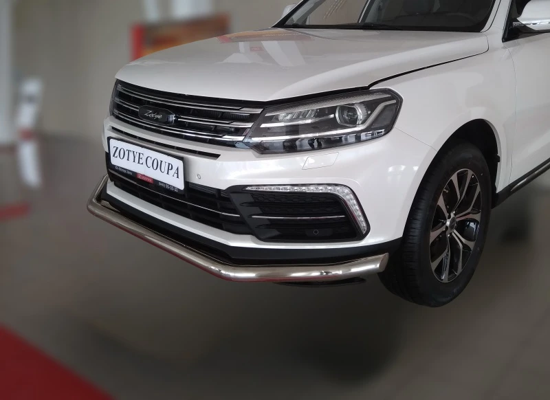 Защита переднего бампера d60 мм для Zotye Coupa I  Юко ZTC.18.02