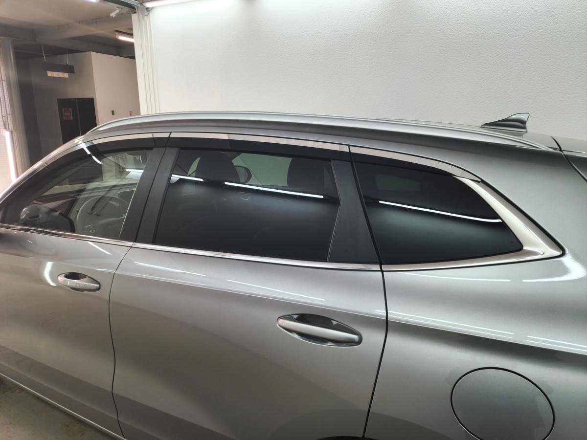 Дефлекторы окон с хром накладками 2D 6 шт для Haval Jolion I