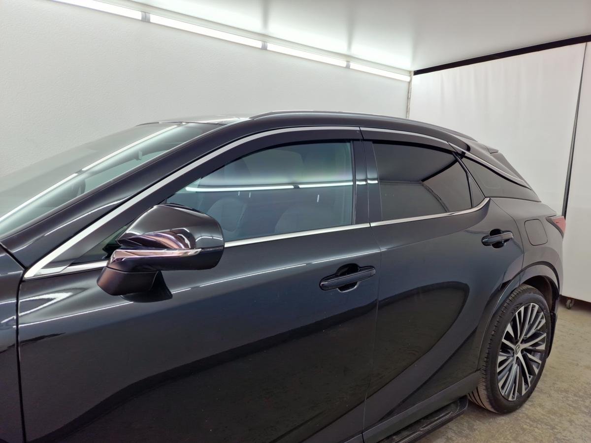 Дефлекторы окон с хром накладками 2D 6 шт для Lexus RX V