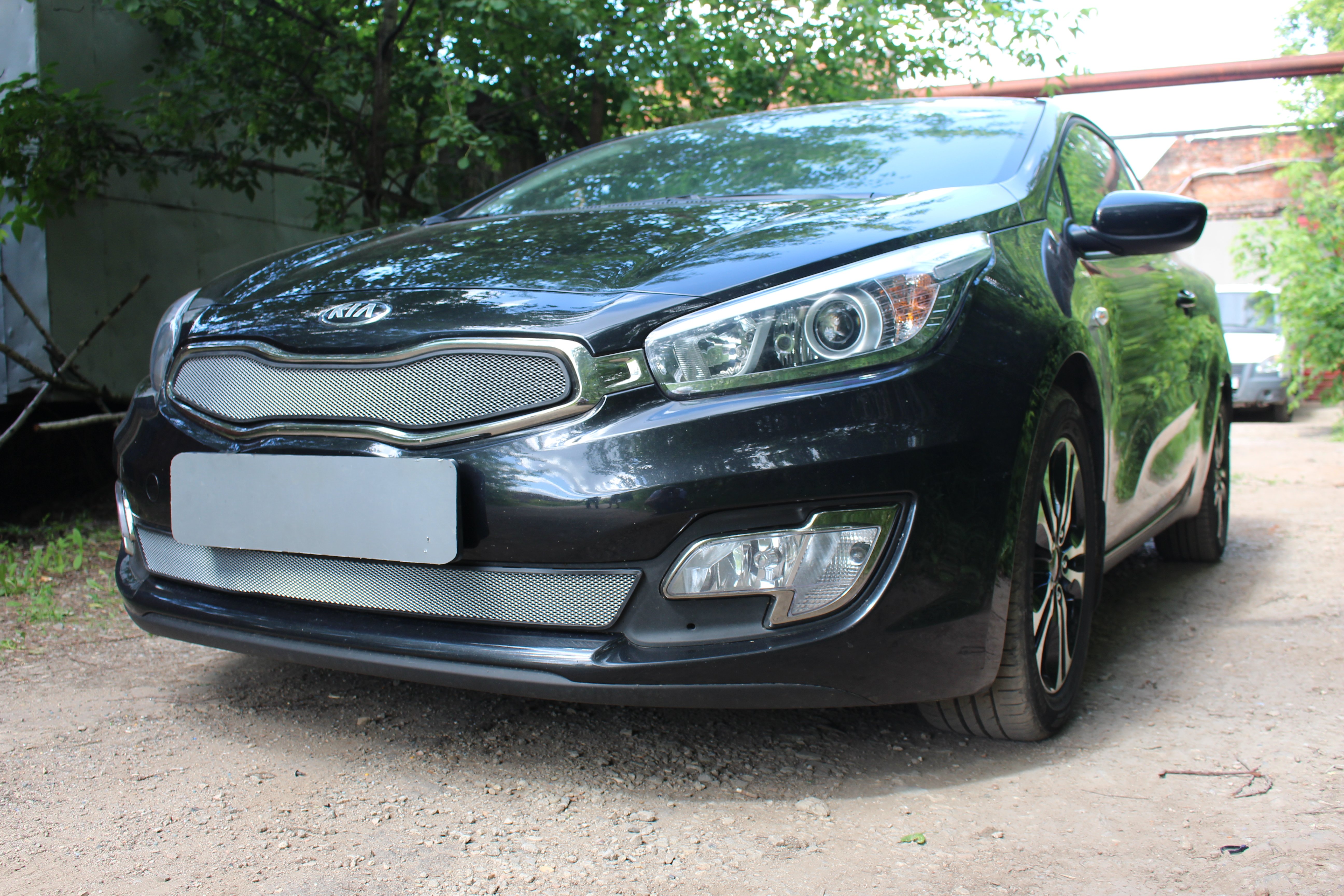 Защитная сетка радиатора верх для Kia Proceed II