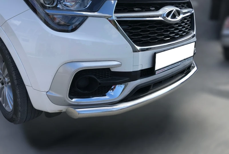 Защита переднего бампера d60 мм для Chery Tiggo 4 I  Юко CHTG.19.01
