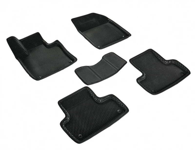 Коврики 3D EVA "РОМБ" для салона для Volvo XC60 II Черный Seintex 98445