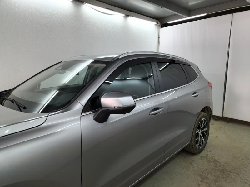 Дефлекторы окон 2D 6 шт для Haval H9 I Рестайлинг Черные Стрелка 11 2D074-6.S11