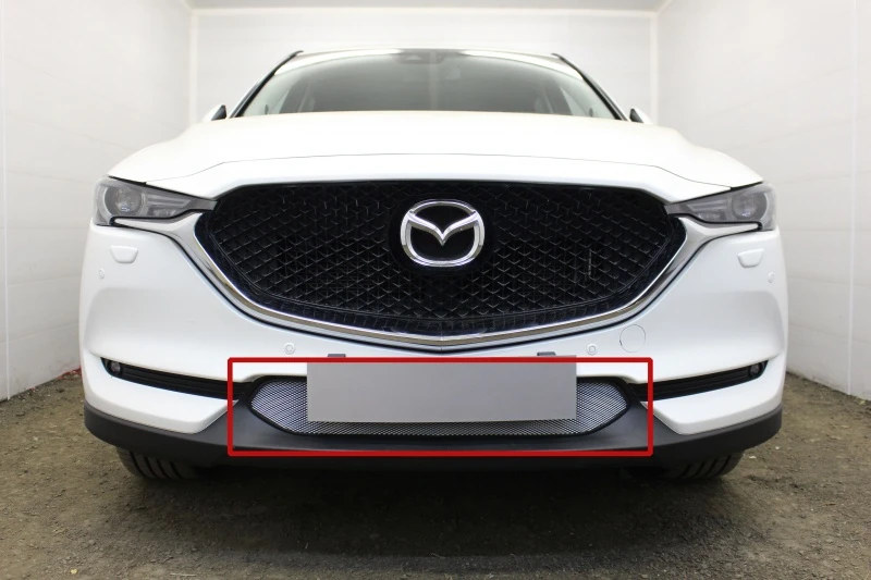 Защитная сетка радиатора для Mazda CX-5 II Хром Стрелка 11 MCX5.17.chrome