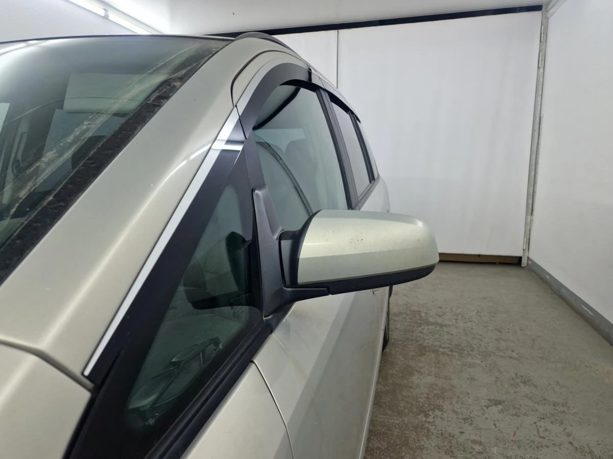 Дефлекторы окон 2D с хром накладками 8 шт. под наклоном для Opel Zafira B Рестайлинг