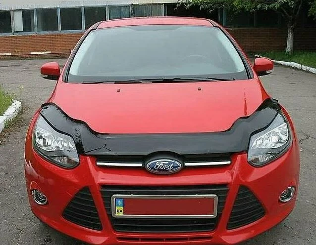 Дефлектор капота темный для Ford Focus III Рестайлинг  SIM NLD.SFOFO31112