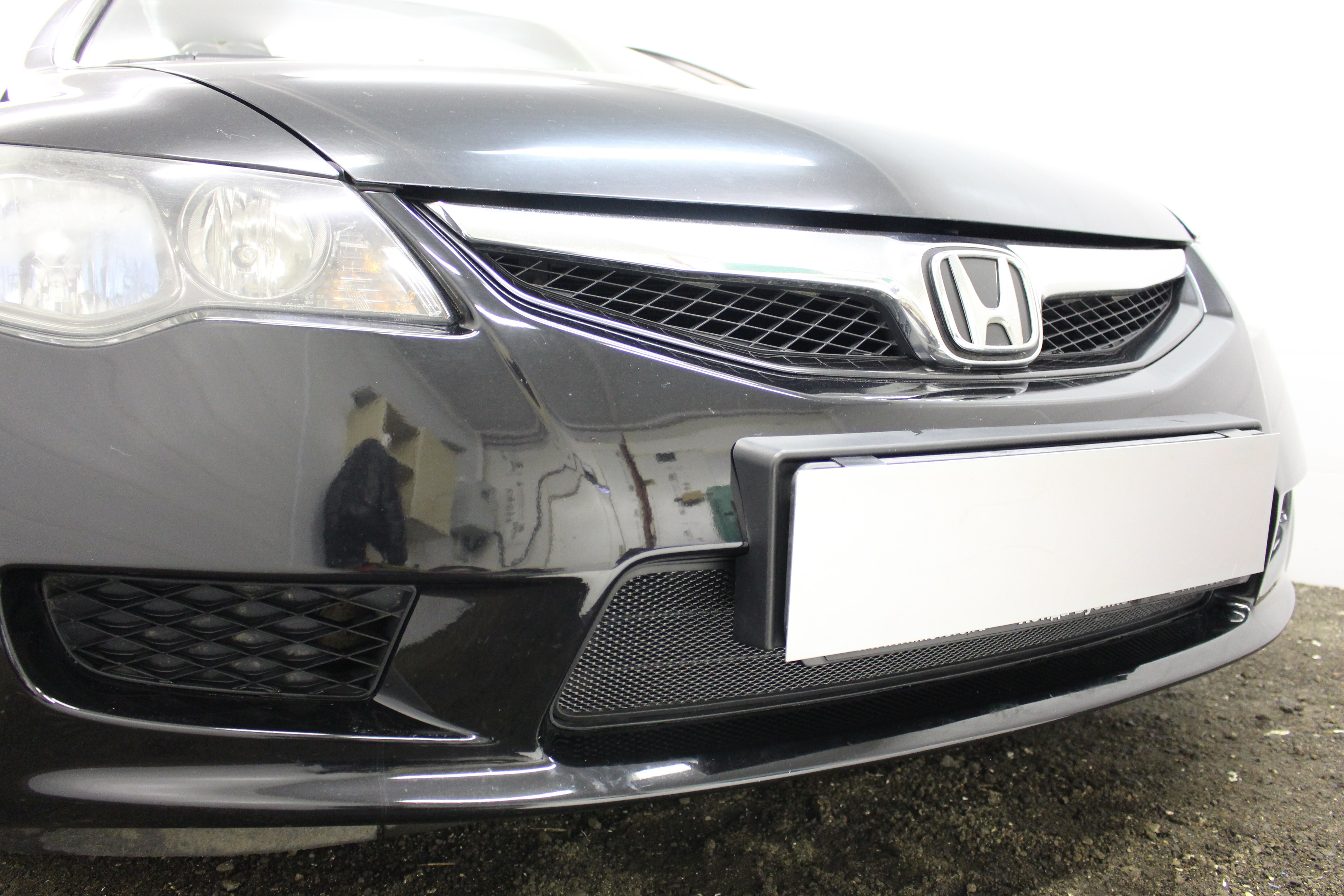 Защитная сетка радиатора для Honda Civic VIII Рестайлинг