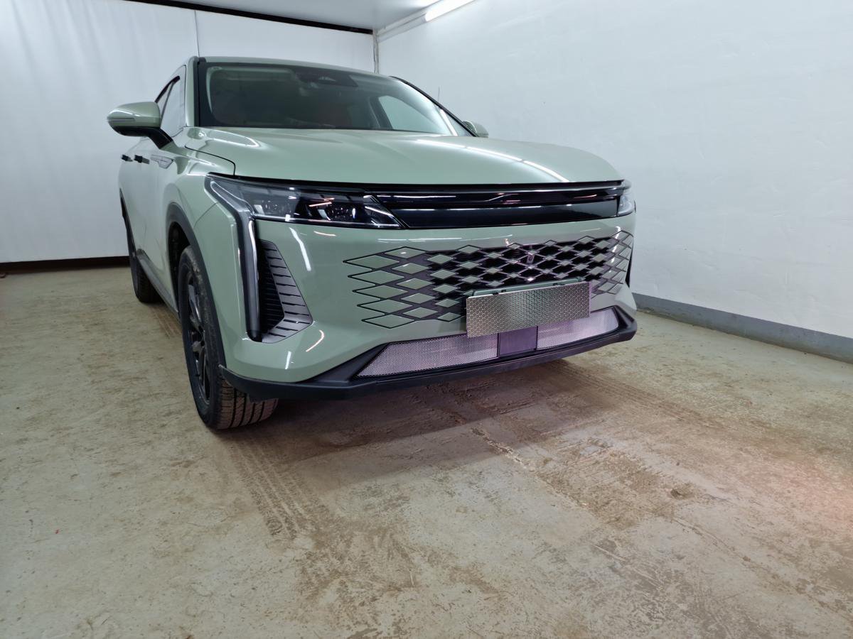 Защитная сетка радиатора низ 2 части для EXEED RX