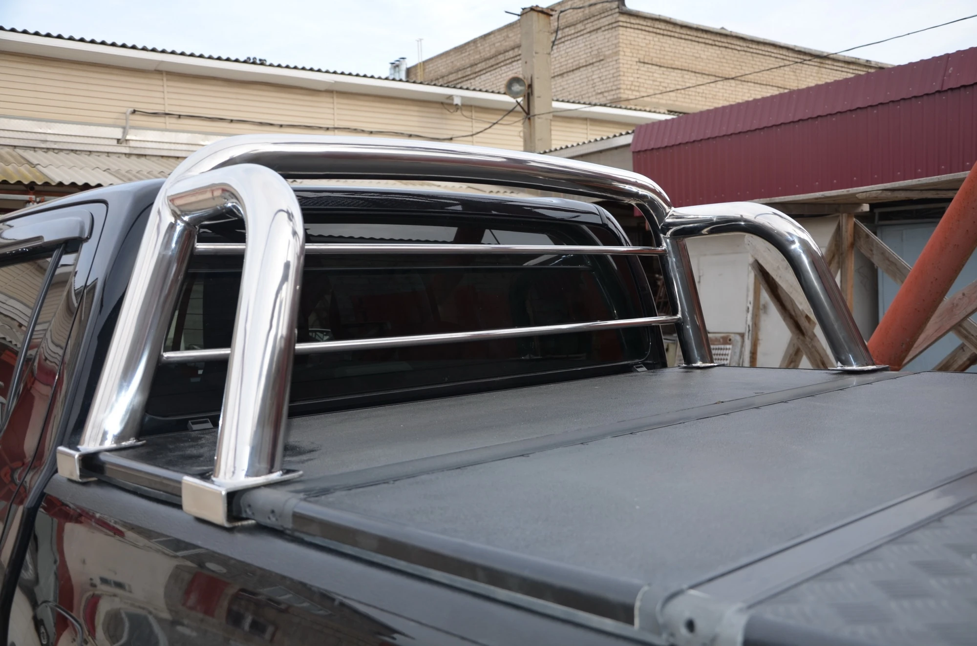 Защитные дуги d76/20 мм для Toyota Hilux VIII Рестайлинг  Юко THL.20.90-6