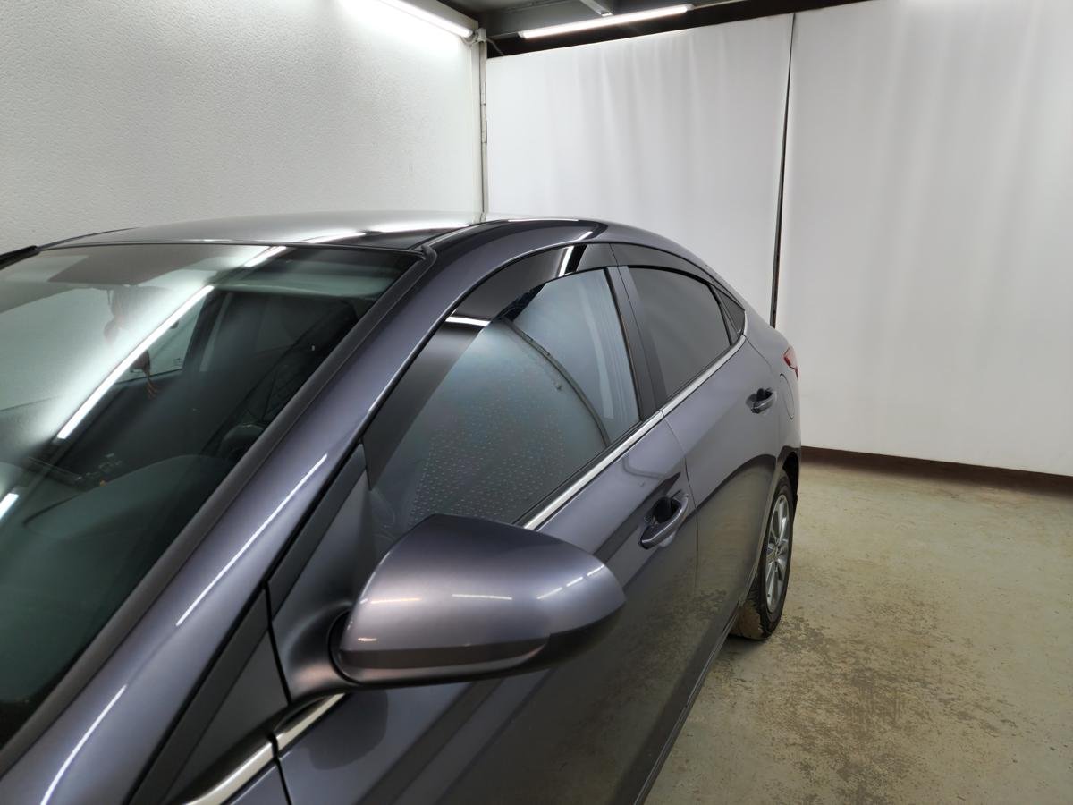 Дефлекторы окон 2D 6 шт для Hyundai Solaris II Рестайлинг