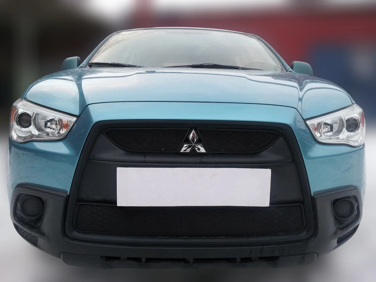 Комплект сеток black верх 2 части и низ для Mitsubishi ASX I