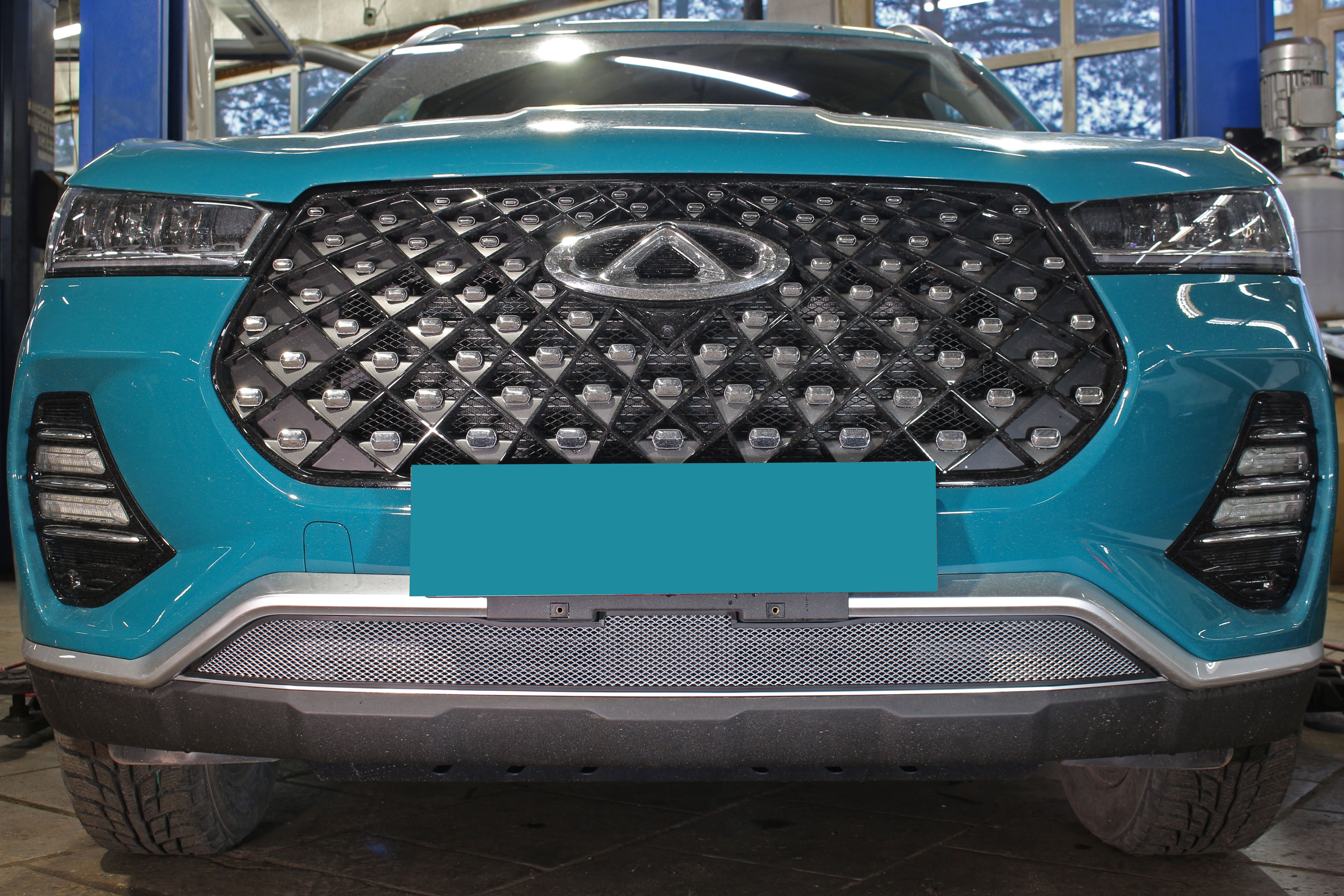 Защитная сетка радиатора низ для Chery Tiggo 7 Pro I