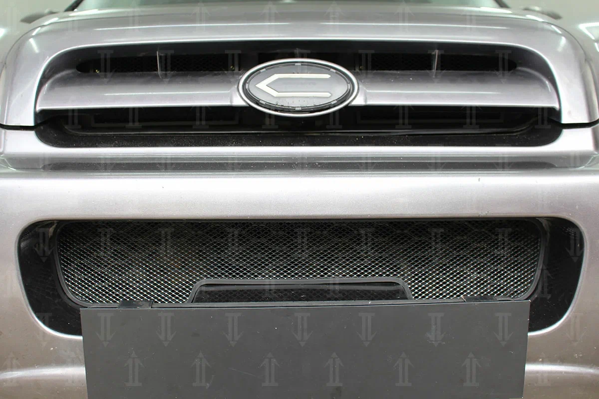 Защитная сетка радиатора верх 2 части для Hyundai Santa Fe I