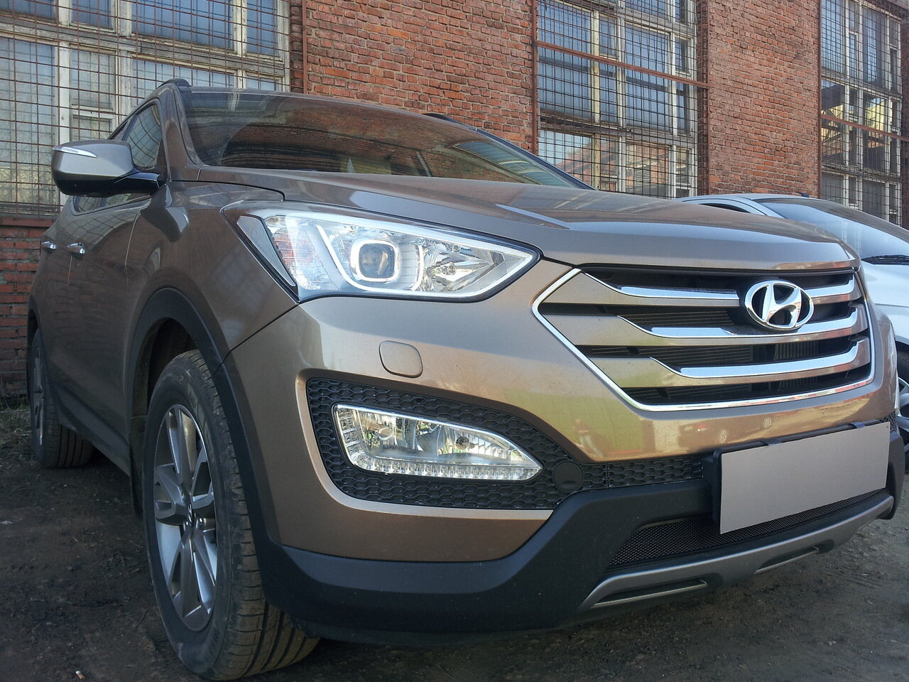 Защитная сетка радиатора для Hyundai Santa Fe III