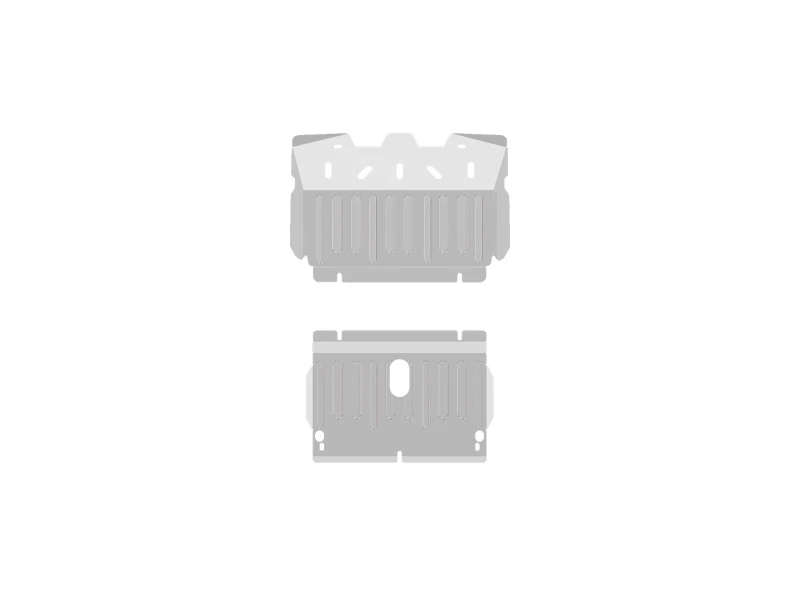 Защита рулевых тяг и картера (2 части) для Toyota Land Cruiser Prado 90 Series  Alfeco ALF24109AL