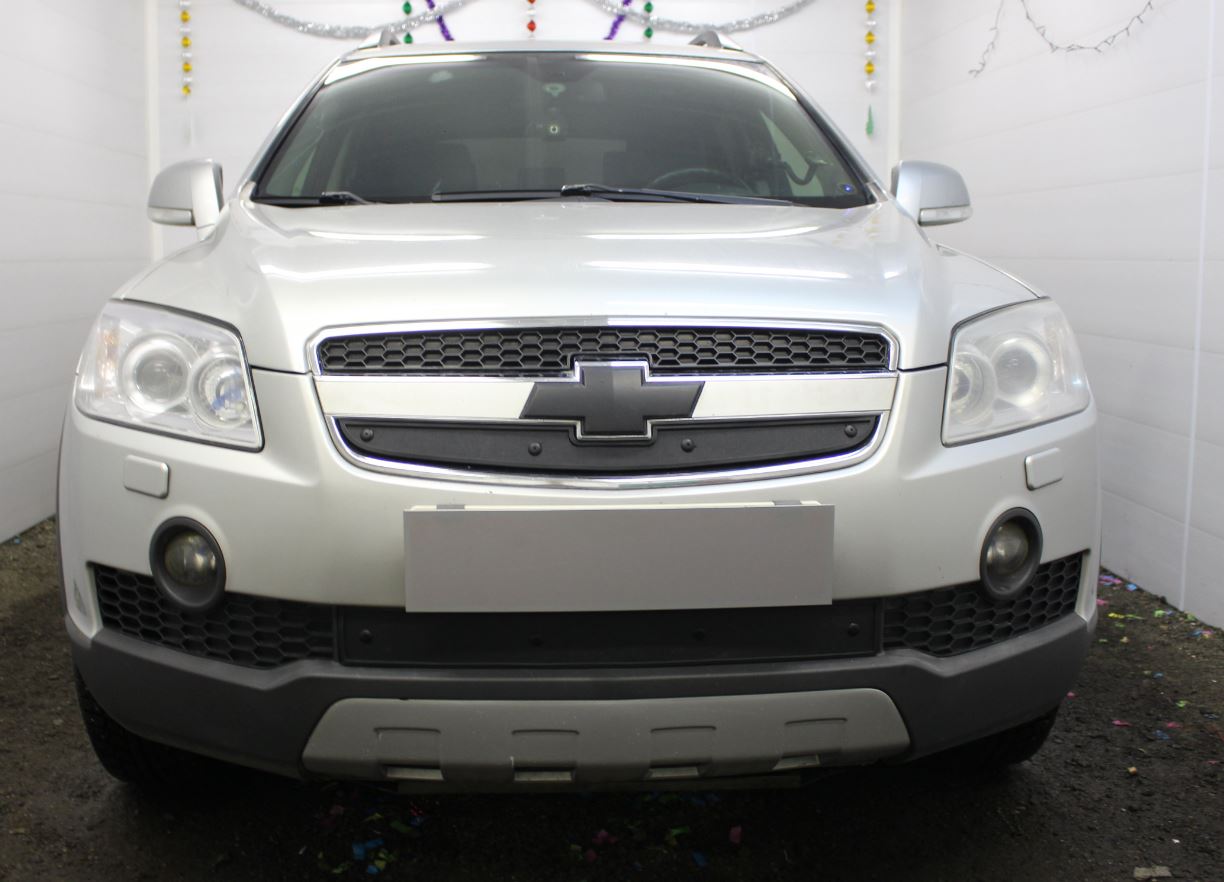 Зимняя заглушка радиатора к съемной сетке верх для Chevrolet Captiva I