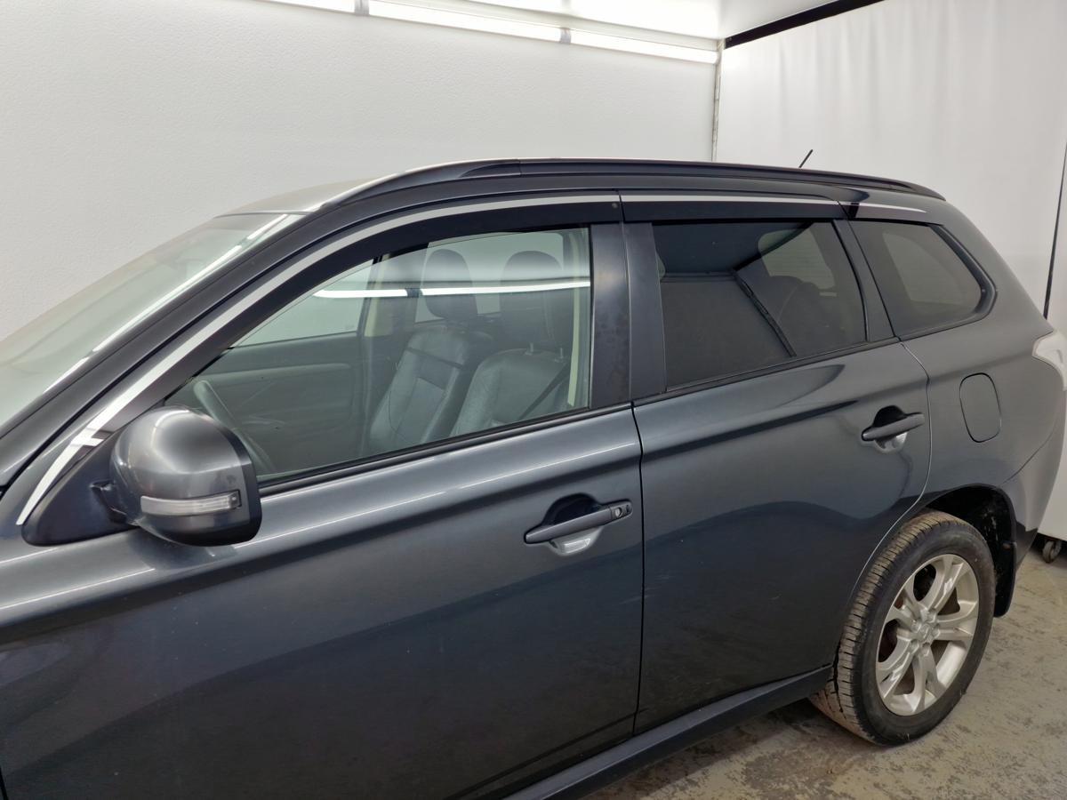 Дефлекторы окон 2D с хром накладками 6 шт. для Mitsubishi Outlander III Рестайлинг 3