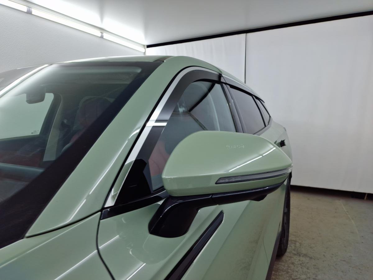 Дефлекторы окон 2D с хром накладками 6 шт. широкий хром для EXEED RX