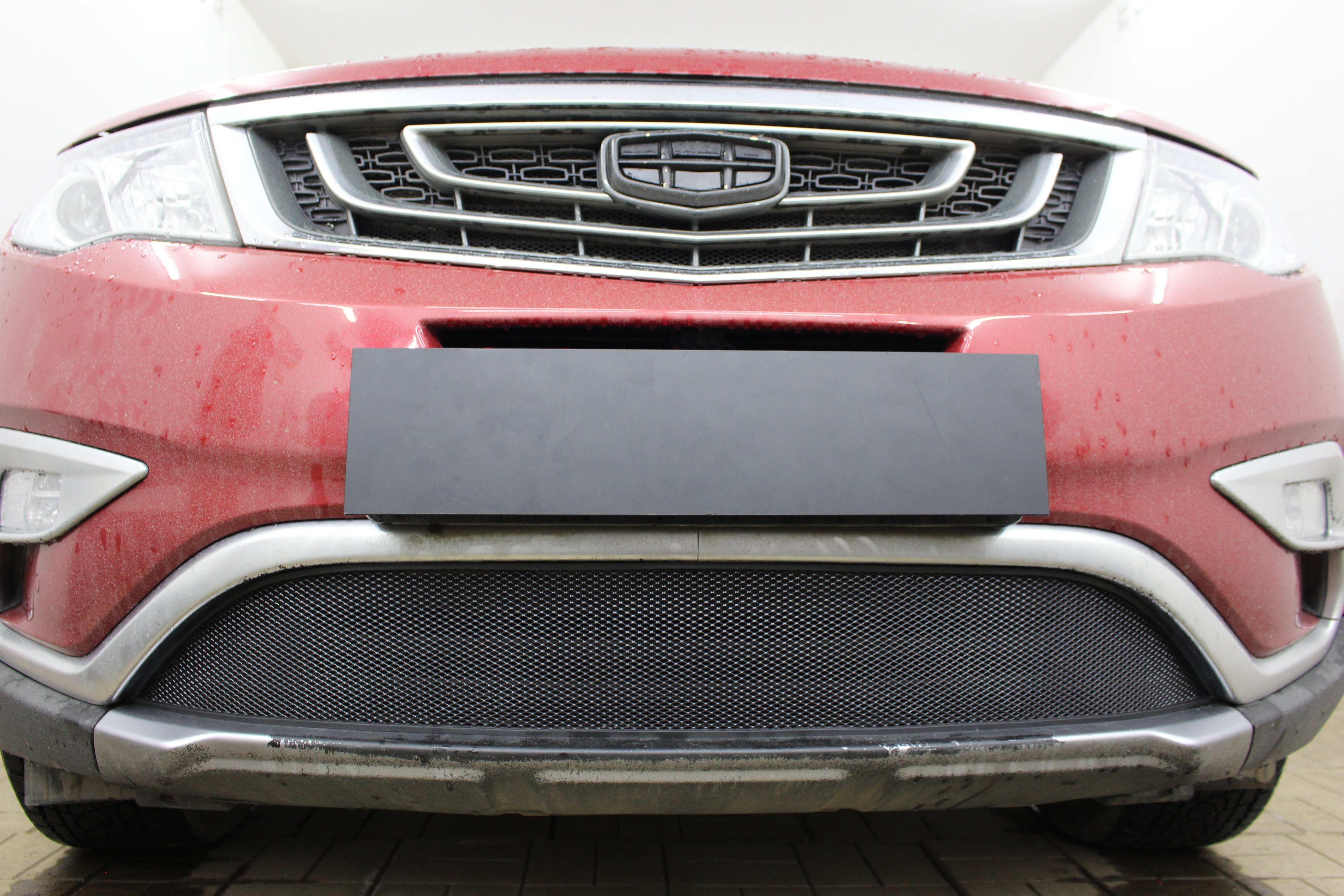 Защитная сетка радиатора низ для Geely Atlas I