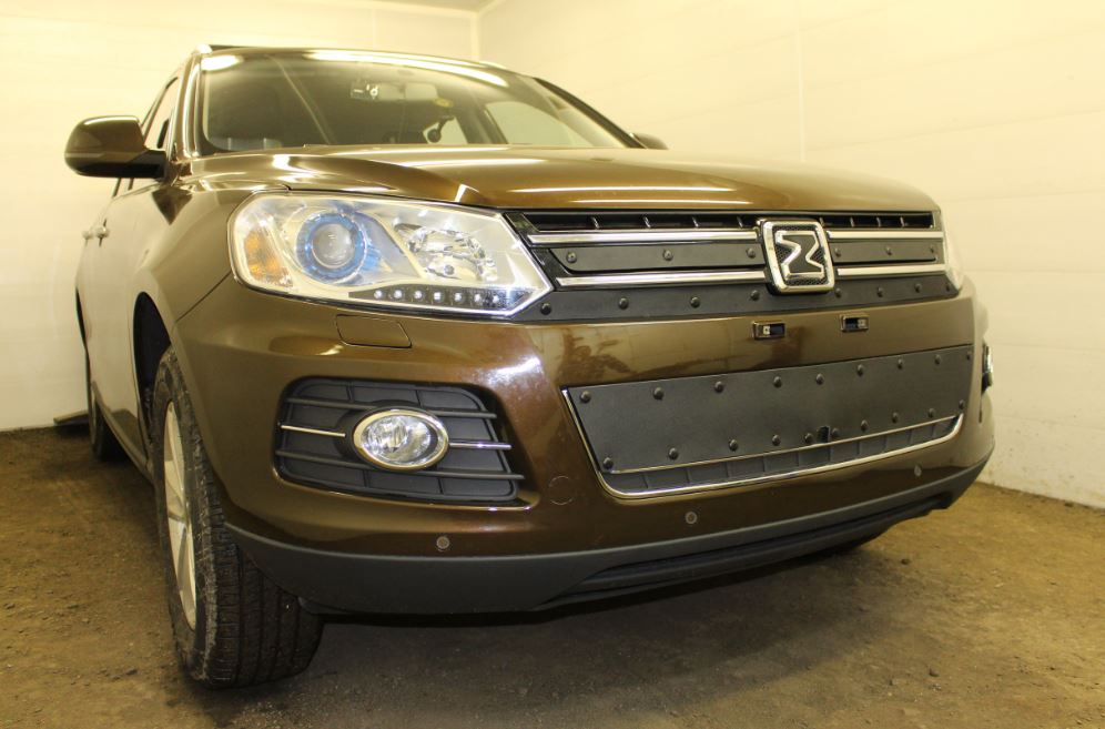 Зимняя заглушка радиатора к съемной сетке верх (3 частей) для Zotye T600 I