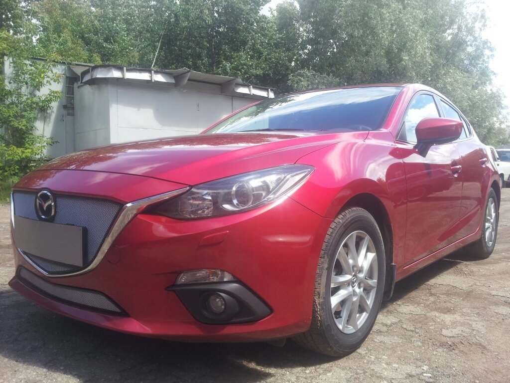 Комплект сеток chrome верх и низ для Mazda 3 III (BM)