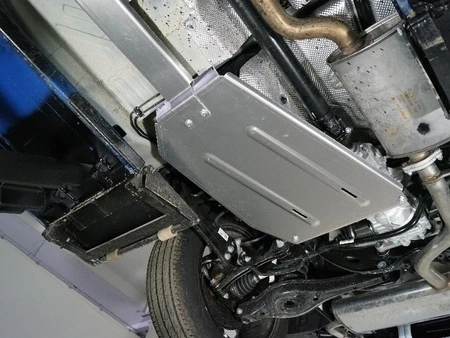 Защита топливного бака и заднего редуктора для EXEED TXL I Рестайлинг 1  ТСС ZKTCC00469