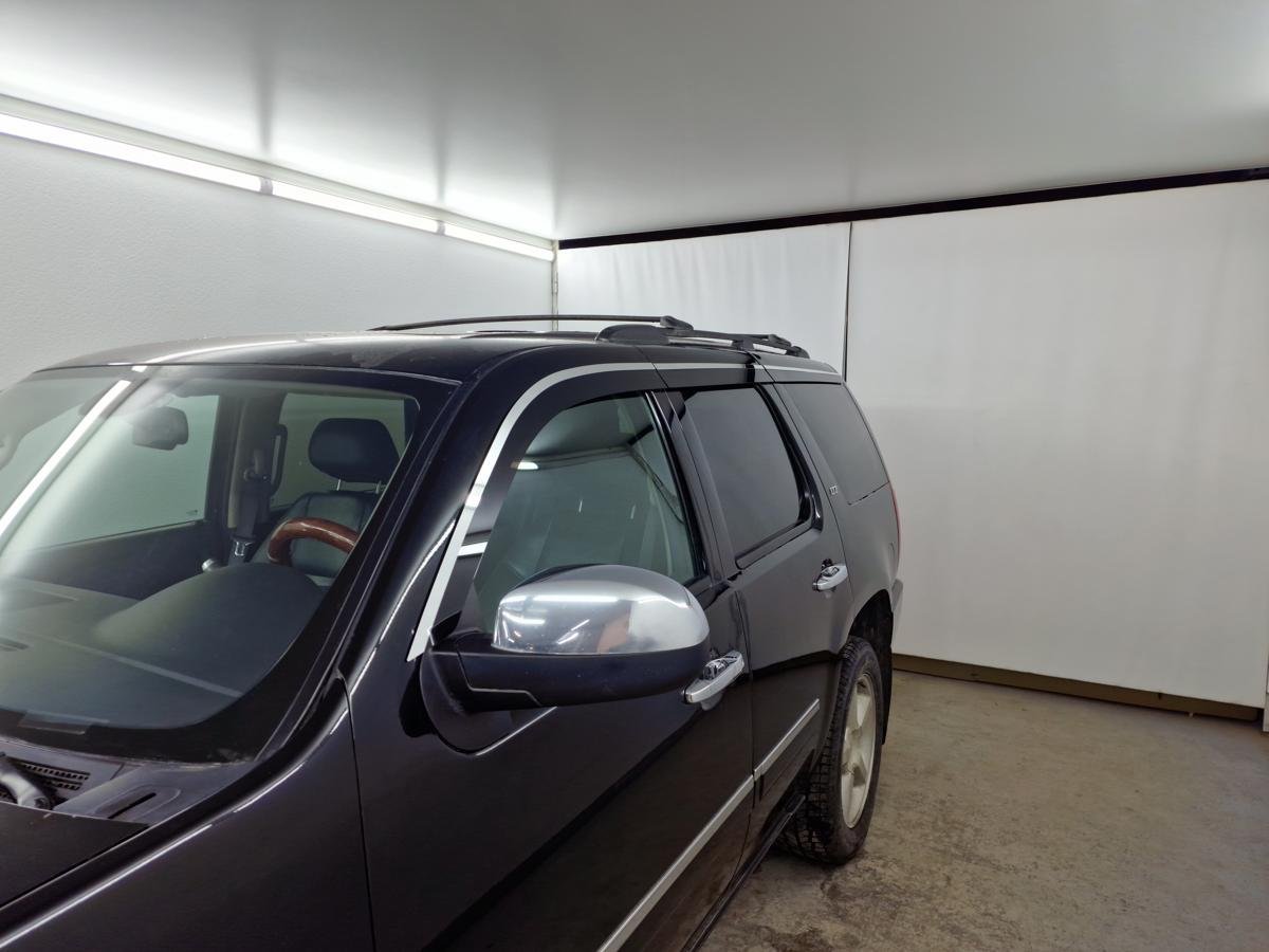 Дефлекторы окон 2D с хром накладками 6 шт. для Chevrolet Tahoe III