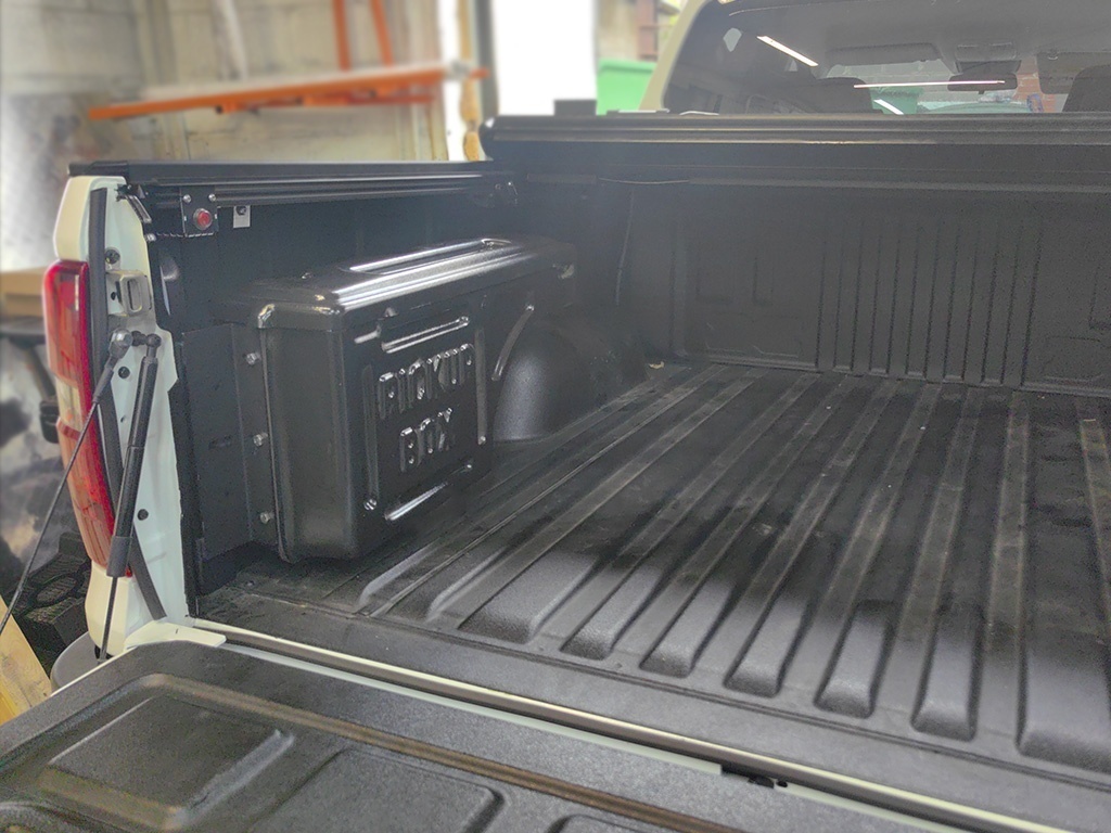 Бокс для пикапа поворотный левый PICKUPBOX универсальный для Toyota Hilux VIII Рестайлинг