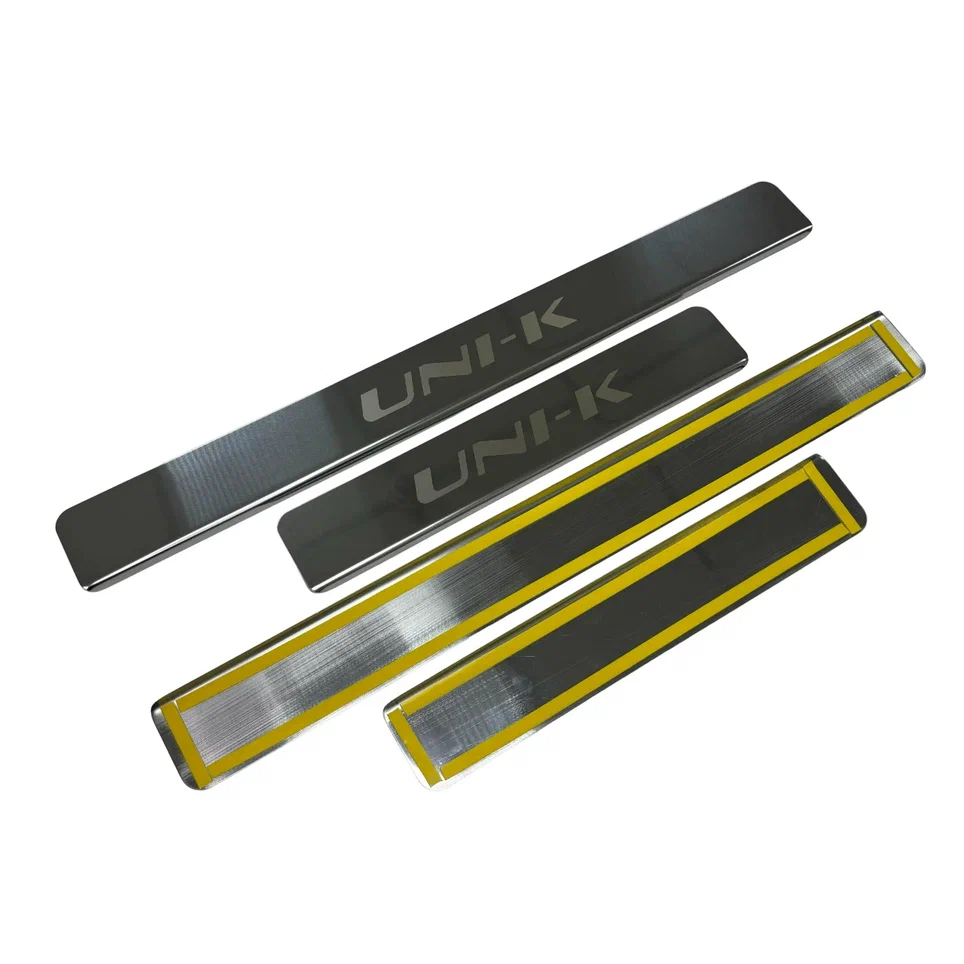 Накладки на пороги из нержавеющей стали 4шт. для Changan UNI-K