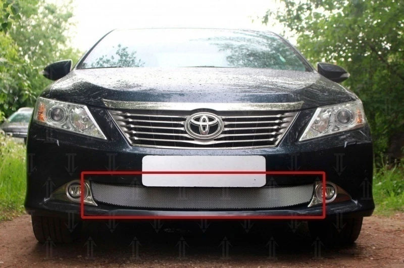 Защитная сетка радиатора для Toyota Camry VII (XV50) Хром Стрелка 11 TCAMXV50.chrome