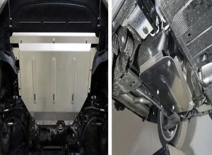 Защиты комплект (картер, бак) для Skoda Karoq I Рестайлинг  ТСС ZKTCC00434K