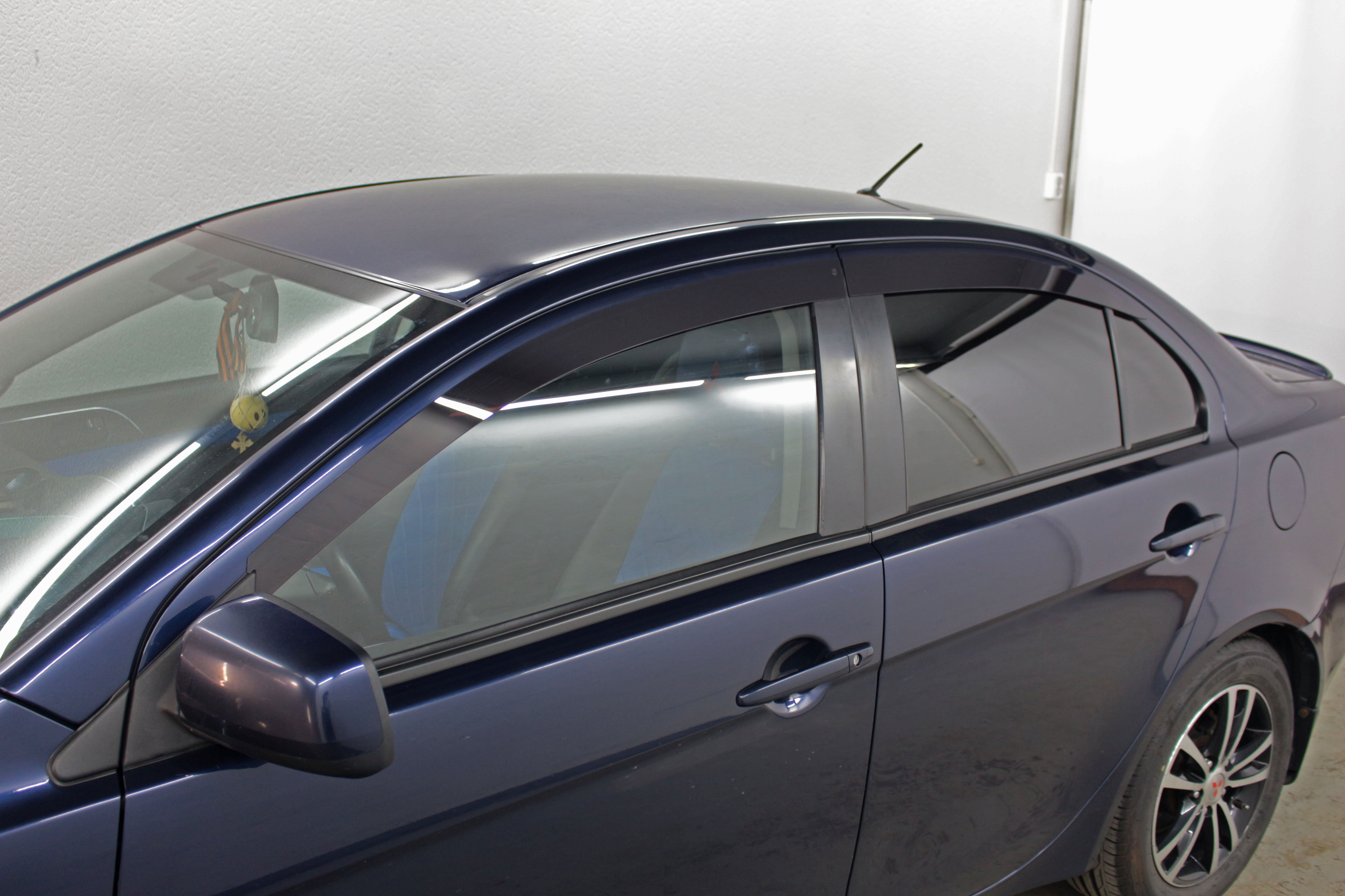 Дефлекторы окон 2D 4 шт для Mitsubishi Lancer X Рестайлинг