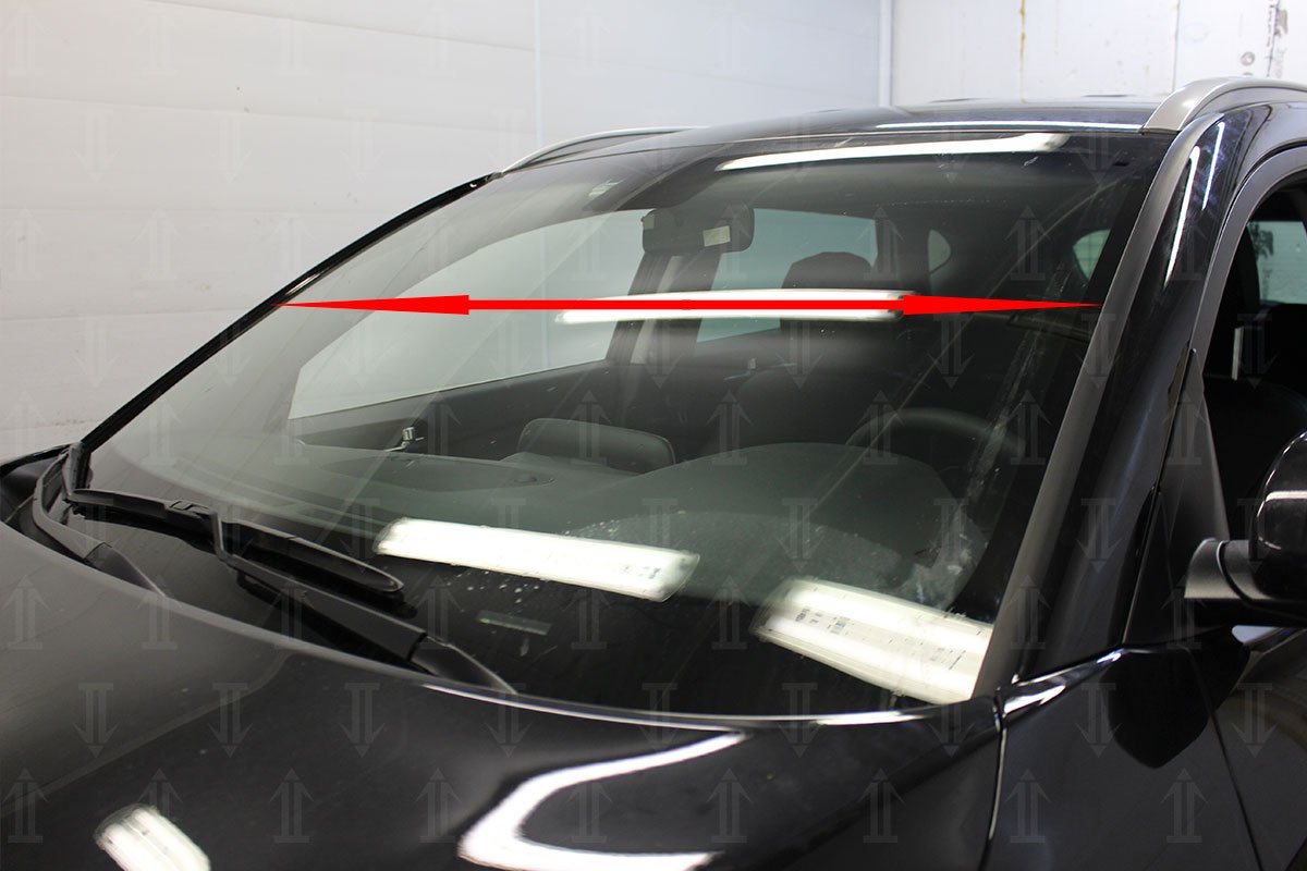 Дефлектор (водосток) лобового стекла для Hyundai Tucson III Рестайлинг