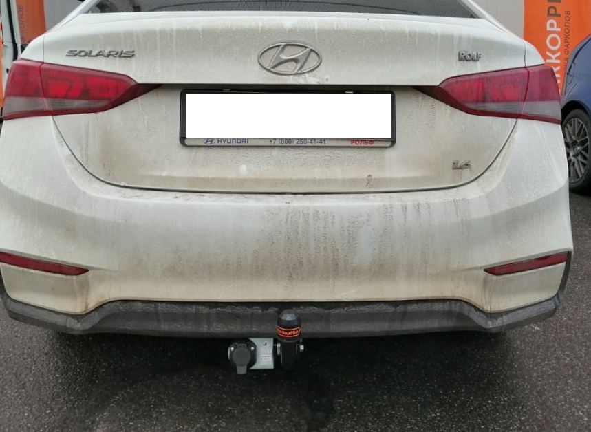 Фаркоп Leader с типом шара A для Hyundai Solaris II Рестайлинг