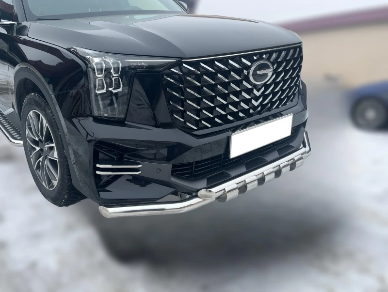 Защита переднего бампера G d60 мм для GAC GS8 II  Юко GAC.GS8.23.05