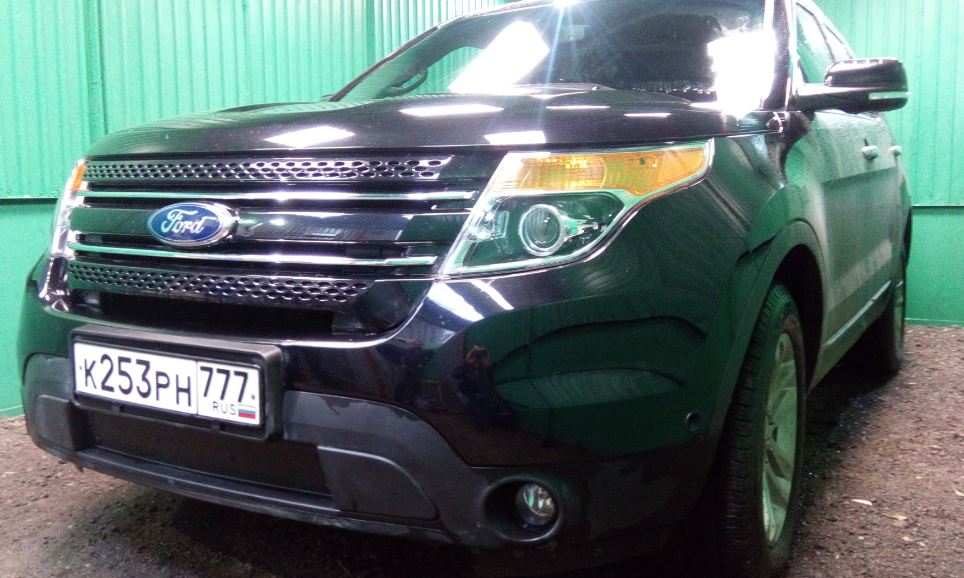 Зимняя заглушка радиатора к съемной сетке для Ford Explorer V