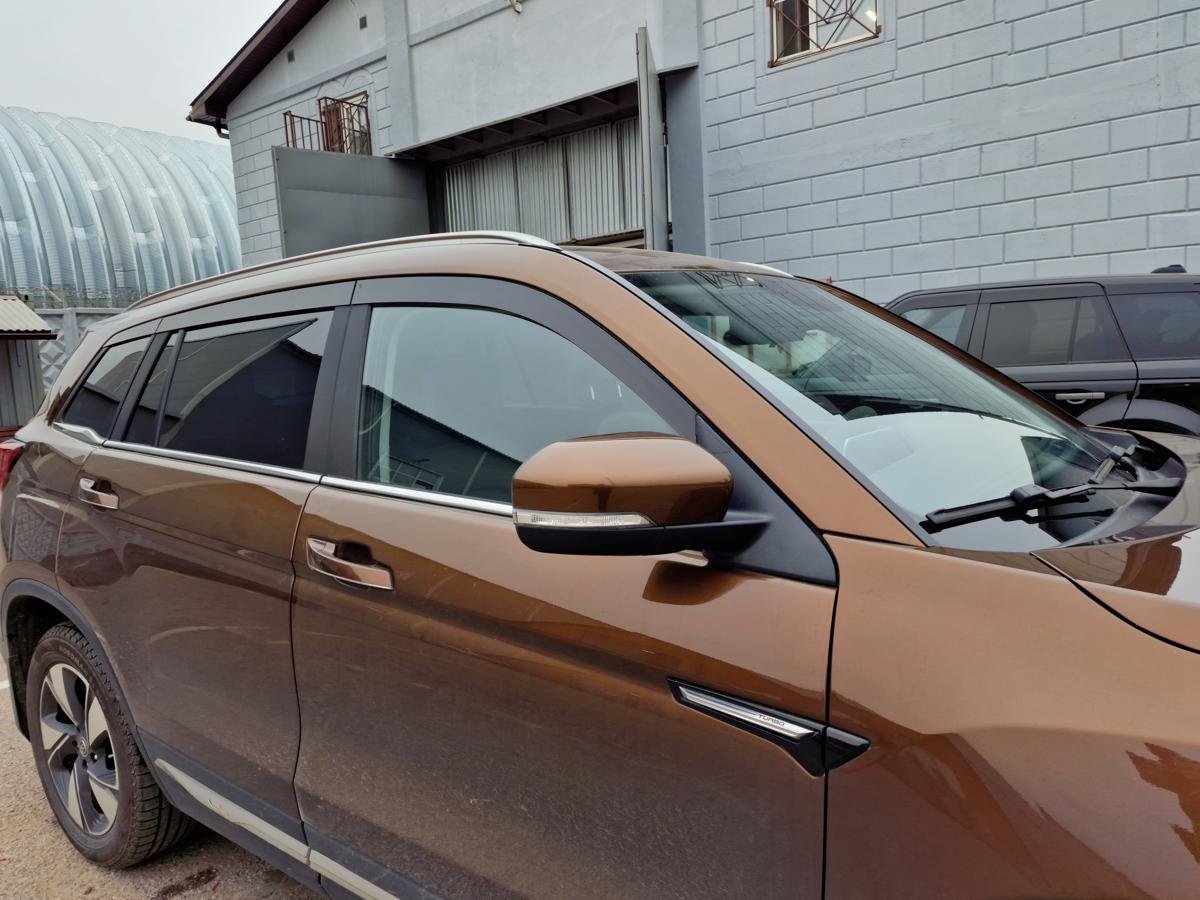 Дефлекторы окон 2D 6 шт для Changan CS75 I Рестайлинг