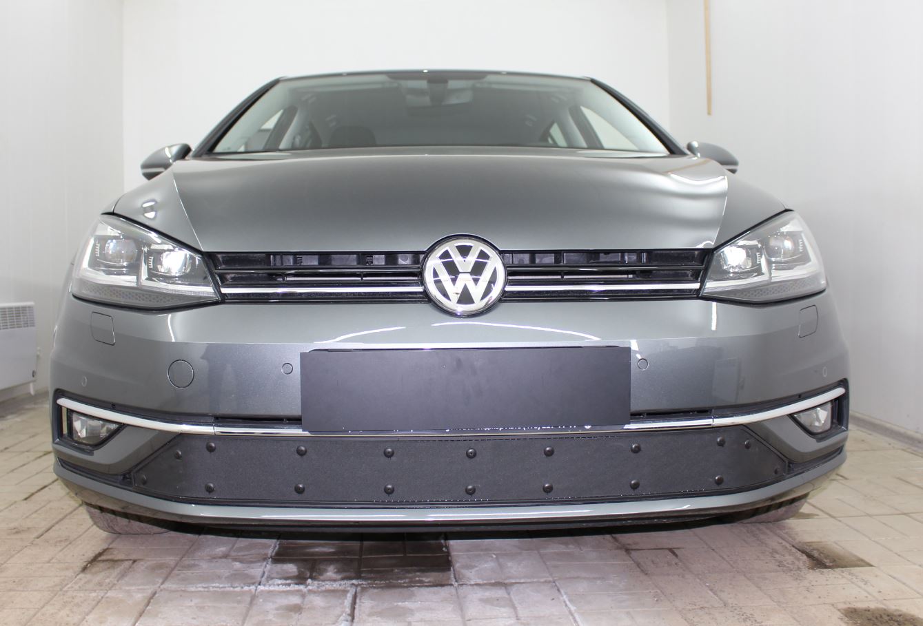 Зимняя заглушка радиатора к съемной сетке для Volkswagen Golf VII Рестайлинг