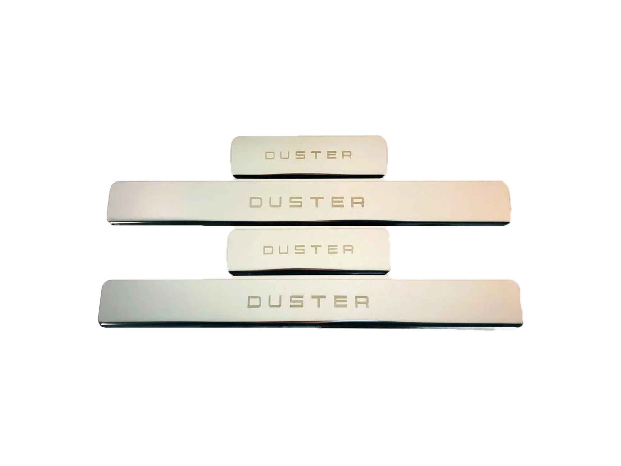 Накладки на пороги из нержавеющей стали 4шт. для Renault Duster I Рестайлинг