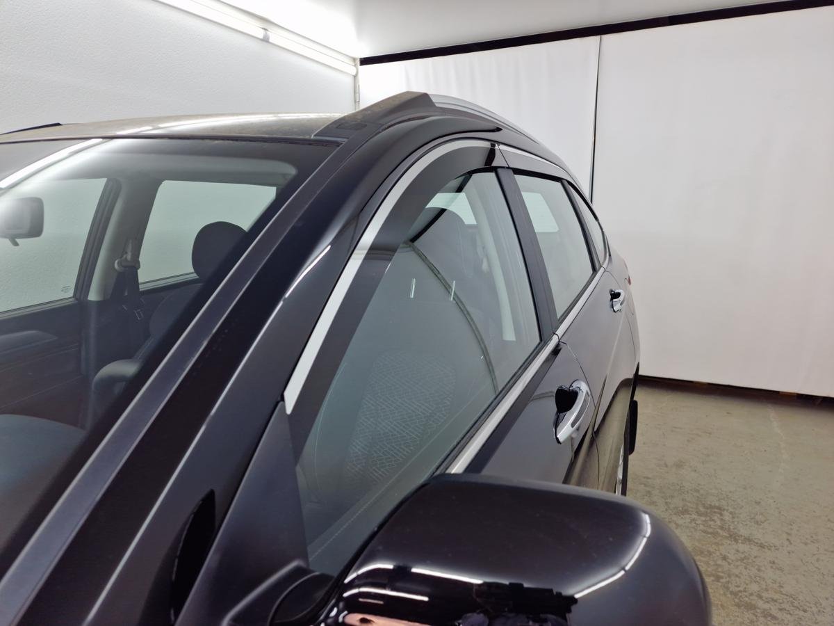 Дефлекторы окон 2D с хром накладками 6 шт. для Haval M6 II