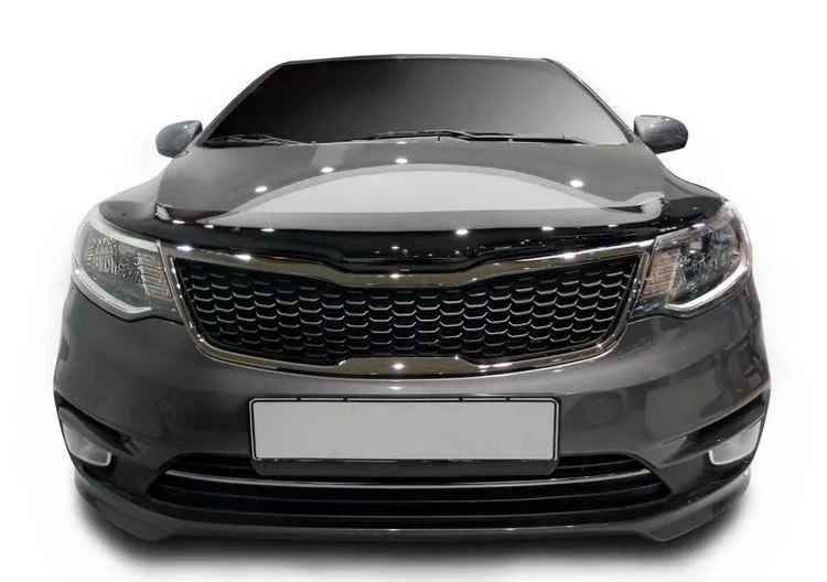 Дефлектор капота темный для Kia Rio III  SIM NLD.SKIRIO1112