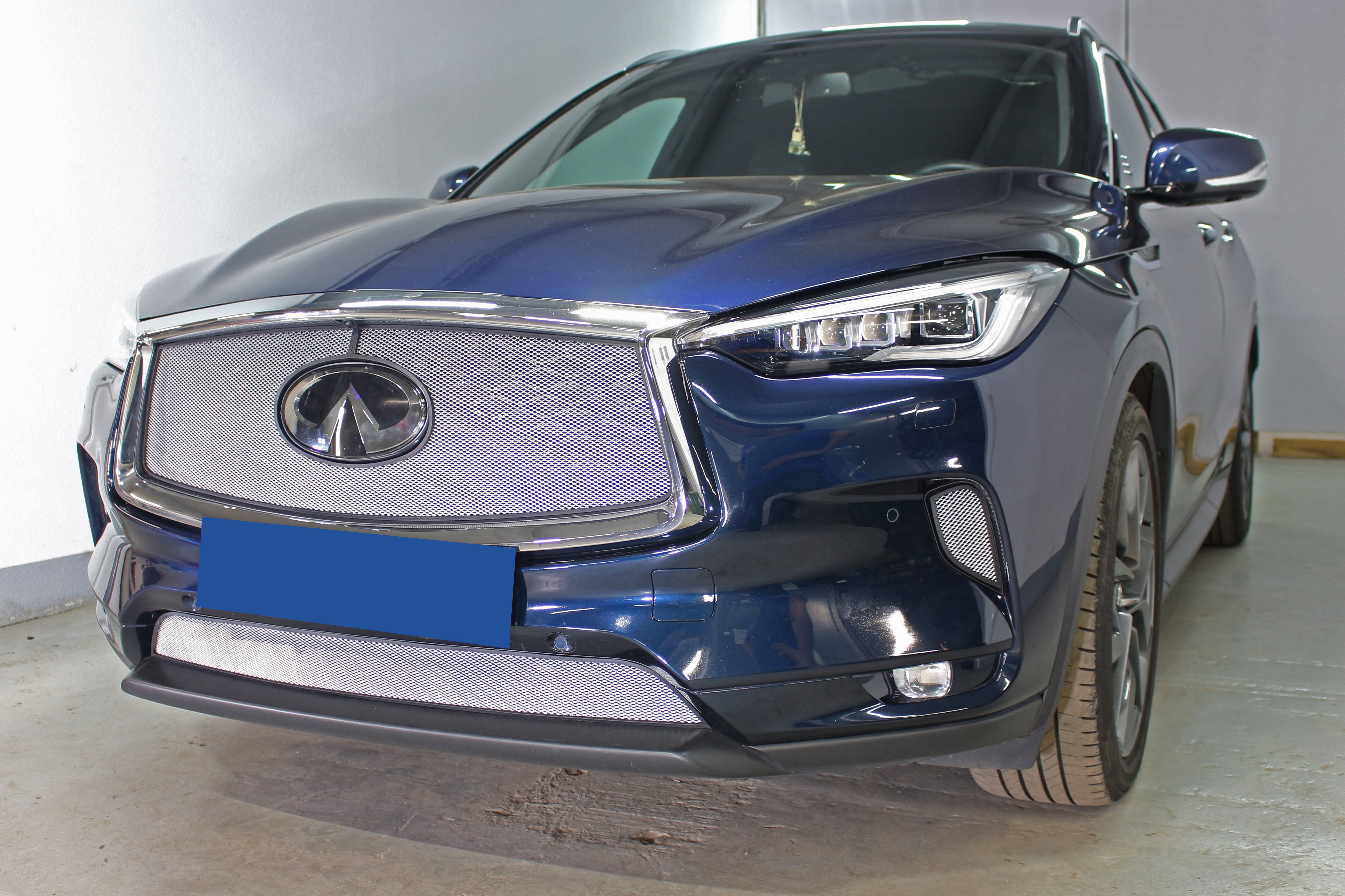 Защитная сетка радиатора верх для Infiniti QX50 II